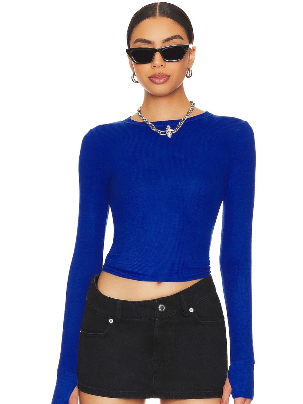Michael Lauren ALICK TEE IN ULTRAMARINE BLUE
